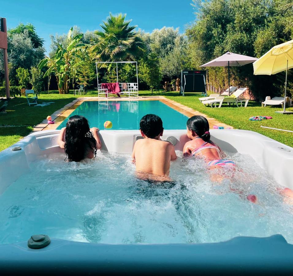Ilafe Farmhouse, Villa Avec Piscine Chauffee Privee Et Jacuzzi Pour Familles Marrakesh Exterior photo